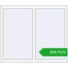 Pricing Tilt-and-Turn 1300x1100 mm REHAU OPTIMUM EURO-DESIGN 70 RAL 9016 Traffic white two-sided. Price: 805.81 PLN