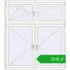 Pricing Tilt-and-Turn 1600x1800 mm REHAU OPTIMUM EURO-DESIGN 70 RAL 9016 Traffic white two-sided. Price: 2518,34 zł
