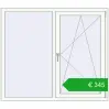 Pricing Tilt-and-Turn 1500x1300 mm REHAU OPTIMUM EURO-DESIGN 70 RAL 9016 Traffic white two-sided. Price: 345,21 €