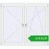 Pricing Tilt-and-Turn 1740x1530 mm REHAU OPTIMUM EURO-DESIGN 70 RAL 9016 Traffic white two-sided. Price: 518.89 EUR