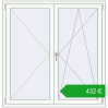 Ustalenie cen Okna skrzydłowe 1400x1450 mm KORSA OPTIMUM REHAU EURO 70. Cena: 432,47 €