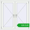 Pricing Tilt-and-Turn 1170x1200 mm REHAU ENERGY-SAVING SYNEGO MD RAL 9016 Traffic white two-sided. Price: 528.28 EUR