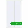 Ustalenie cen Okna skrzydłowe 1035x1790 mm REHAU ARTEVO RAL 9016 Traffic white dwustronny. Cena: 1773,88 zł