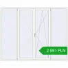 Pricing Tilt-and-Turn 2500x2000 mm REHAU OPTIMUM EURO-DESIGN 70 RAL 9016 Traffic white two-sided. Price: 2 590.86 PLN