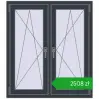 Ustalenie cen Okna skrzydłowe 1005x1130 mm REHAU ENERGY-SAVING SYNEGO MD ANTHRACITE_GREY_STRUKTURAL dwustronny. Cena: 2507,89 zł
