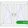 Pricing Tilt-and-Turn 1080x980 mm REHAU ENERGY-SAVING SYNEGO MD ANTHRACITE_GREY_STRUKTURAL external. Price: 349,10 €