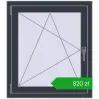 Ustalenie cen Okna skrzydłowe 750x850 mm CLASICTHERM 70 ANTHRACITE_GREY_STRUKTURAL dwustronny. Cena: 819,82 zł
