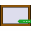 Pricing Tilt-and-Turn 650x450 mm REHAU OPTIMUM EURO-DESIGN 70 GOLDEN OAK two-sided. Price: 337.19 PLN