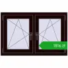 Ustalenie cen Okna rozwierne 1050x680 mm REHAU ENERGY-SAVING SYNEGO MD CHOCOLATE_BROWN dwustronny. Cena: 1816,25 zł