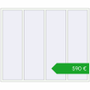 Ustalenie cen Okna skrzydłowe 2400x2000 mm REHAU OPTIMUM EURO-DESIGN 70 RAL 9016 Traffic white dwustronny. Cena: 589,60 €