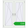 Pricing Tilt-and-Turn 1050x1295 mm REHAU ENERGY-SAVING SYNEGO MD RAL 9016 Traffic white two-sided. Price: 348,07 €