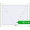 Pricing Tilt-and-Turn 1460x1170 mm REHAU OPTIMUM EURO-DESIGN 70 RAL 9016 Traffic white two-sided. Price: 1 620.04 PLN