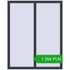 Pricing Tilt-and-Turn 1100x1370 mm REHAU OPTIMUM EURO-DESIGN 70 ANTHRACITE_GREY_STRUKTURAL two-sided. Price: 1 264.41 PLN