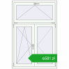 Pricing Tilt-and-Turn 1000x1500 mm ALU STANDARD 72 RAL 9016 Traffic white two-sided. Price: 6580,54 zł
