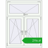 Pricing Tilt-and-Turn 1000x1300 mm REHAU OPTIMUM EURO-DESIGN 70 BLACK_BROWN external. Price: 2116,08 zł