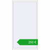 Pricing Tilt-and-Turn 1150x2200 mm REHAU ENERGY-SAVING SYNEGO MD RAL 9016 Traffic white two-sided. Price: 250,23 €