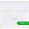 Pricing Tilt-and-Turn 1767x1615 mm REHAU OPTIMUM EURO-DESIGN 70 RAL 9016 Traffic white two-sided. Price: 2 295.66 PLN