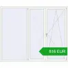 Pricing Tilt-and-Turn 2450x2015 mm REHAU OPTIMUM EURO-DESIGN 70 RAL 9016 Traffic white two-sided. Price: 815.99 EUR