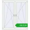 Pricing Tilt-and-Turn 1340x1560 mm REHAU OPTIMUM EURO-DESIGN 70 RAL 9016 Traffic white two-sided. Price: 455.57 EUR