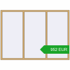 Pricing Tilt-and-Turn 2170x1570 mm ALU STANDARD 72 RAL 1002 Sand yellow two-sided. Price: 952.42 EUR