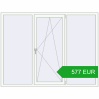 Pricing Tilt-and-Turn 2100x1600 mm REHAU BRILLANT DESIGN RAL 9016 Traffic white two-sided. Price: 576.69 EUR