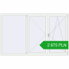 Pricing Tilt-and-Turn 2450x1500 mm REHAU OPTIMUM EURO-DESIGN 70 RAL 9016 Traffic white two-sided. Price: 2 675.44 PLN