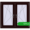Ustalenie cen Okna skrzydłowe 1005x905 mm REHAU ENERGY-SAVING SYNEGO MD CHOCOLATE_BROWN dwustronny. Cena: 1599,28 zł