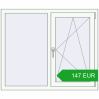 Ustalenie cen Okna skrzydłowe 1200x1000 mm EPSILON OPTIMA RAL 9016 Traffic white dwustronny. Cena: 146.61 EUR