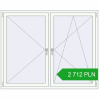 Pricing Tilt-and-Turn 1700x1380 mm REHAU ENERGY-SAVING SYNEGO MD RAL 9016 Traffic white two-sided. Price: 2 711.51 PLN
