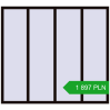 Pricing Tilt-and-Turn 2000x1800 mm REHAU OPTIMUM EURO-DESIGN 70 BLACK_BROWN two-sided. Price: 1 897.1 PLN