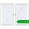Ustalenie cen Okna skrzydłowe 1800x1450 mm REHAU ENERGY-SAVING SYNEGO MD RAL 9016 Traffic white dwustronny. Cena: 576,66 €