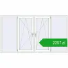 Ustalenie cen Okna skrzydłowe 2500x1400 mm REHAU OPTIMUM EURO-DESIGN 70 RAL 9016 Traffic white dwustronny. Cena: 2256,63 zł