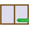 Pricing Tilt-and-Turn 1300x920 mm REHAU OPTIMUM EURO-DESIGN 70 GOLDEN OAK two-sided. Price: 1 037.1 PLN