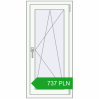 Pricing Tilt-and-Turn 540x1130 mm REHAU OPTIMUM EURO-DESIGN 70 RAL 9016 Traffic white two-sided. Price: 737.47 PLN
