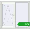 Ustalenie cen Okna skrzydłowe 1300x1200 mm EPSILON OPTIMA RAL 9016 Traffic white dwustronny. Cena: 183,52 €