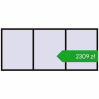 Ustalenie cen Okna skrzydłowe 3200x1400 mm REHAU OPTIMUM EURO-DESIGN 70 BLACK_BROWN dwustronny. Cena: 2308,59 zł