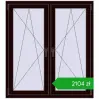 Ustalenie cen Okna skrzydłowe 1185x1310 mm REHAU ENERGY-SAVING SYNEGO MD CHOCOLATE_BROWN dwustronny. Cena: 2104,34 zł