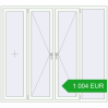 Pricing Tilt-and-Turn 2000x1800 mm REHAU ENERGY-SAVING SYNEGO MD RAL 9016 Traffic white two-sided. Price: 1 004.46 EUR