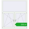 Pricing Tilt-and-Turn 1500x1700 mm REHAU OPTIMUM EURO-DESIGN 70 RAL 9016 Traffic white two-sided. Price: 2252,75 zł