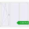 Pricing Tilt-and-Turn 2040x1800 mm REHAU ENERGY-SAVING SYNEGO MD RAL 9016 Traffic white two-sided. Price: 3 205.1 PLN