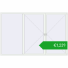 Pricing Tilt-and-Turn 3600x2300 mm REHAU OPTIMUM EURO-DESIGN 70 RAL 9016 Traffic white two-sided. Price: 1239,11 €
