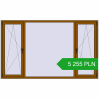 Pricing Tilt-and-Turn 2500x1500 mm REHAU ENERGY-SAVING SYNEGO MD GOLDEN OAK two-sided. Price: 5 255.44 PLN