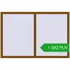 Pricing Tilt-and-Turn 1810x1210 mm REHAU OPTIMUM EURO-DESIGN 70 GOLDEN OAK two-sided. Price: 1 591.63 PLN