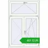 Pricing Tilt-and-Turn 1000x1500 mm REHAU OPTIMUM EURO-DESIGN 70 RAL 9016 Traffic white two-sided. Price: 460.68 EUR