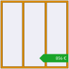 Ustalenie cen Okna skrzydłowe 1800x1800 mm ALU STANDARD 72 RAL 1006 Maize yellow dwustronny. Cena: 856,30 €