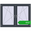 Ustalenie cen Okna skrzydłowe 1320x1010 mm REHAU ENERGY-SAVING SYNEGO MD ANTHRACITE_GREY_STRUKTURAL dwustronny. Cena: 526,83 €