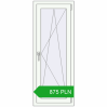 Pricing Tilt-and-Turn 540x1400 mm REHAU OPTIMUM EURO-DESIGN 70 RAL 9016 Traffic white two-sided. Price: 874.93 PLN