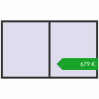 Ustalenie cen Okna skrzydłowe 2500x1500 mm VEKA Sofline 82 MD PREMIUM ANTHRACITE_GREY_GLATT dwustronny. Cena: 679,43 €