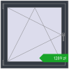 Ustalenie cen Okna rozwierne 1000x1000 mm REHAU OPTIMUM EURO-DESIGN 70 ANTHRACITE_GREY_STRUKTURAL dwustronny. Cena: 1288,61 zł