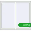 Pricing Tilt-and-Turn 1300x1200 mm REHAU OPTIMUM EURO-DESIGN 70 RAL 9016 Traffic white two-sided. Price: 860.85 PLN